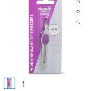 ISO Equate Beauty Wide Grip Slant Tip Tweezers